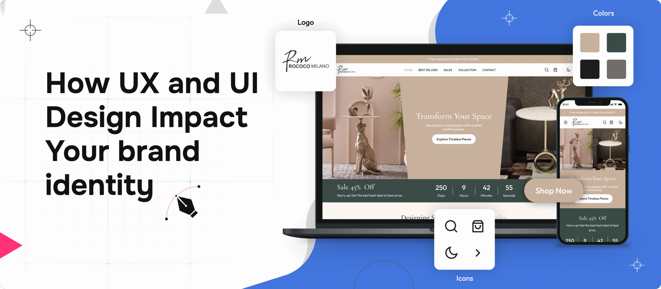 How UX and UI Design Impact Your brand identity
